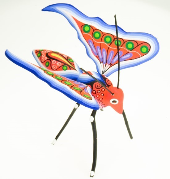 Butterfly - Oaxacan Wood Carving  |  EarthView