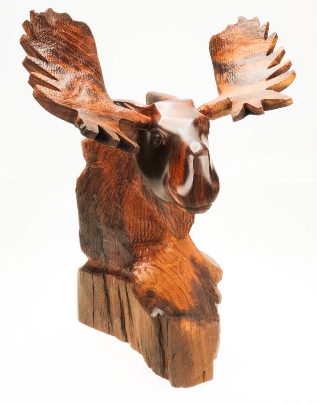 Bear Bust - Ironwood Carving  |  EarthView