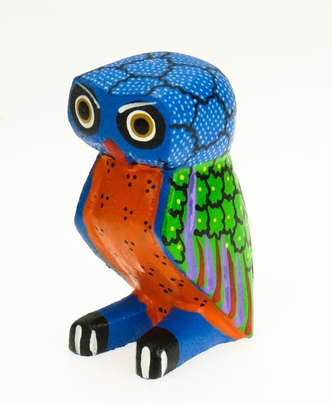 Owl - Oaxacan Wood Carving  |  EarthView