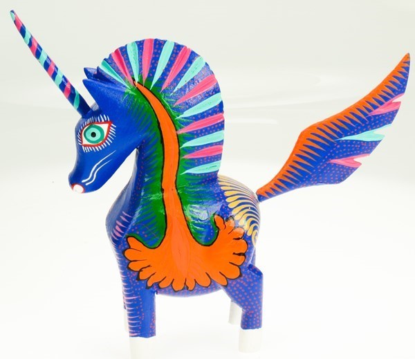 Unicorn - Oaxacan Wood Carving  |  EarthView