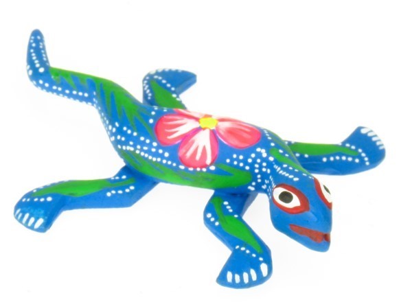 Lizard - Oaxacan Wood Carving  |  EarthView