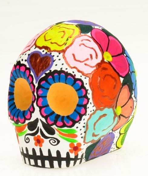 Skull - Oaxacan Wood Carving  |  EarthView