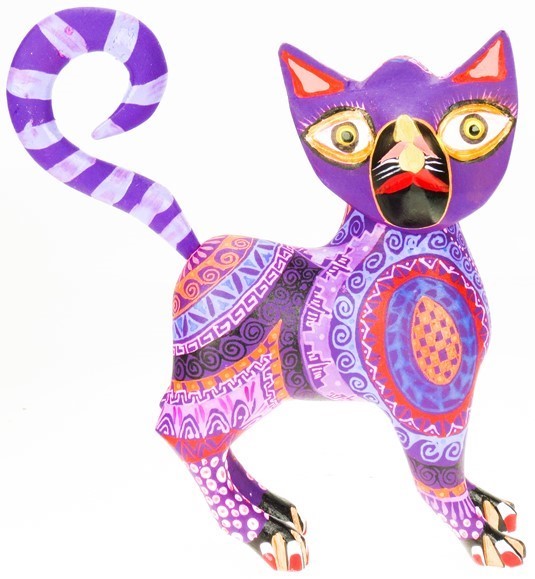 Cat - Oaxacan Wood Carving  |  EarthView