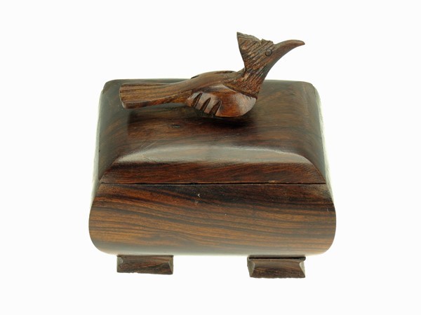 Roadrunner Box - Ironwood Carving  |  EarthView