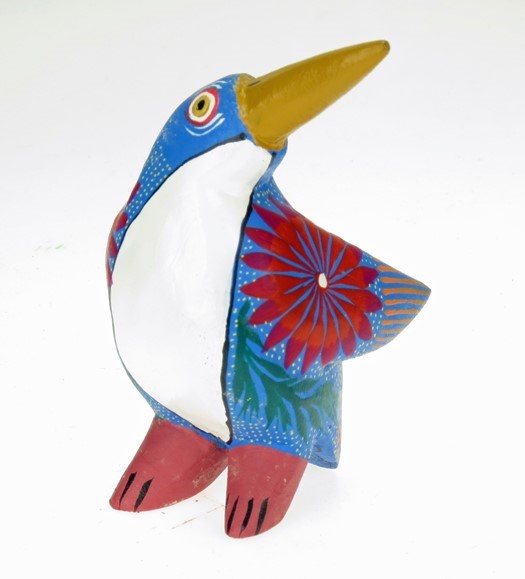Penguin - Oaxacan Wood Carving  |  EarthView
