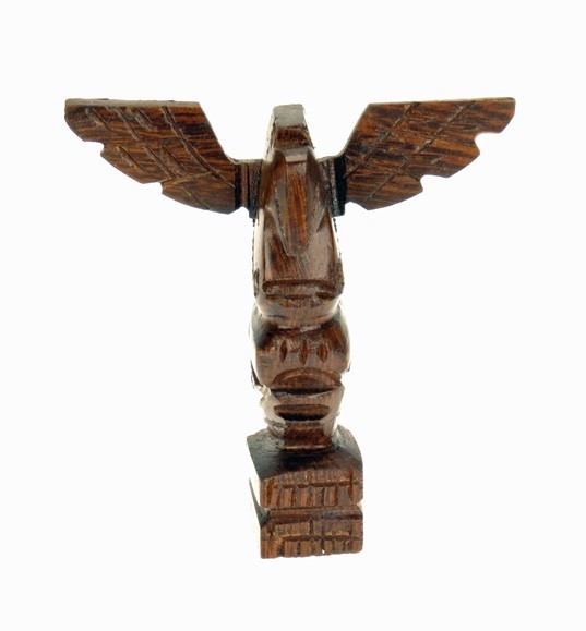Totem Pole Magnet - Ironwood Carving  |  EarthView