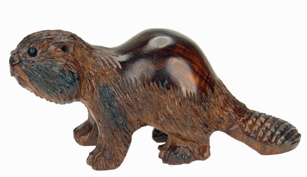 Beaver - Ironwood Carving  |  EarthView