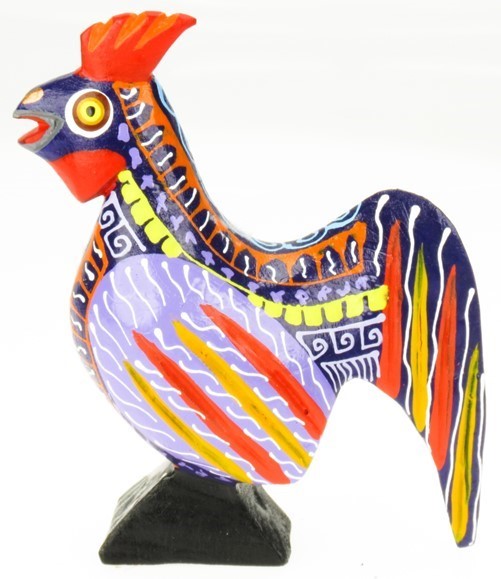 Rooster - Oaxacan Wood Carving  |  EarthView