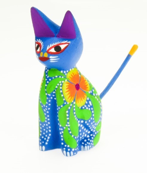 Cat- Oaxacan Wood Carving  |  EarthView