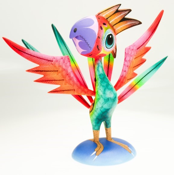 Parrot - Oaxacan Wood Carving  |  EarthView