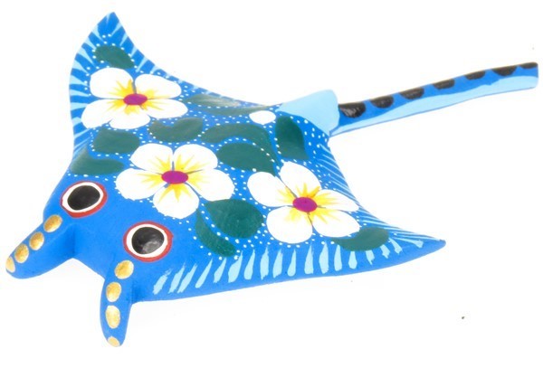 Manta Ray - Oaxacan Wood Carving  |  EarthView