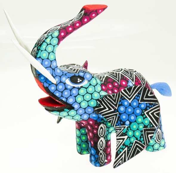 Elephant - Oaxacan Wood Carving  |  EarthView