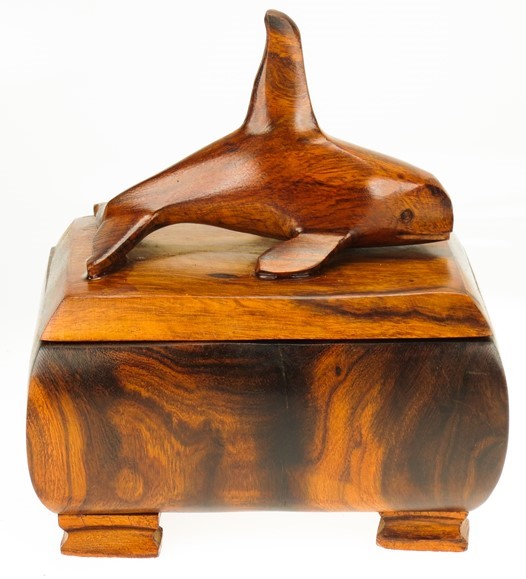 Orca Box - Ironwood Carving  |  EarthView
