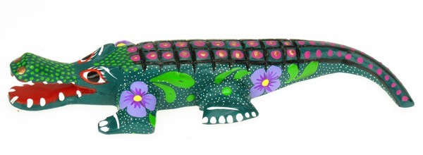 Alligator - Oaxacan Wood Carving  |  EarthView