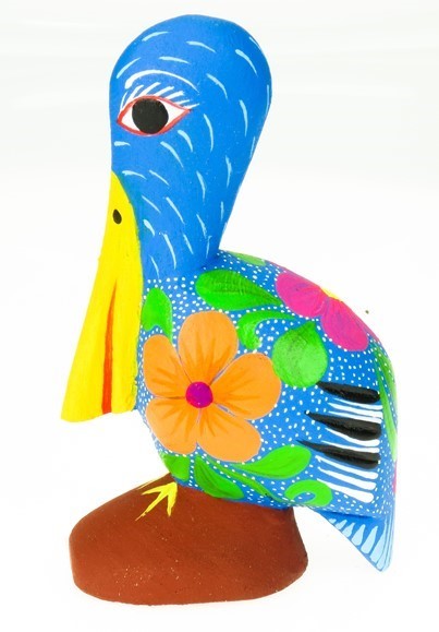 Pelican - Oaxacan Wood Carving  |  EarthView