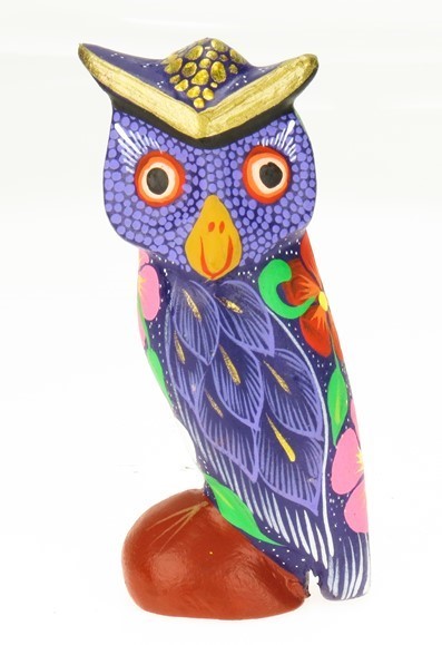 Owl - Oaxacan Wood Carving  |  EarthView