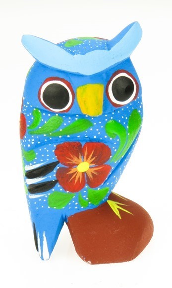 Owl - Oaxacan Wood Carving  |  EarthView