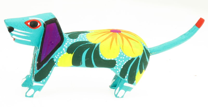 Weiner Dog - Oaxacan Wood Carving  |  EarthView