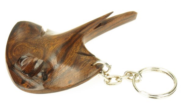 Sting Ray Keychain - Ironwood Carving  |  EarthView
