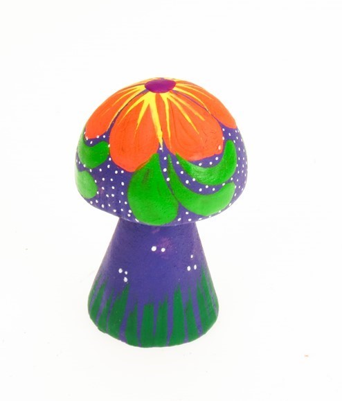 Mushroom - Oaxacan Wood Carving  |  EarthView