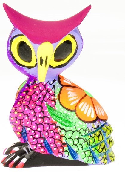 Owl - Oaxacan Wood Carving  |  EarthView