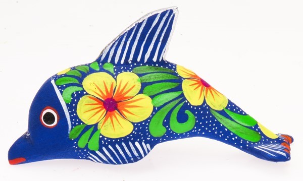 Dolphin - Oaxacan Wood Carving  |  EarthView