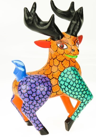 Deer - Oaxacan Wood Carving  |  EarthView