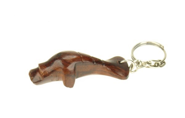 Manatee Keychain - Ironwood Carving  |  EarthView