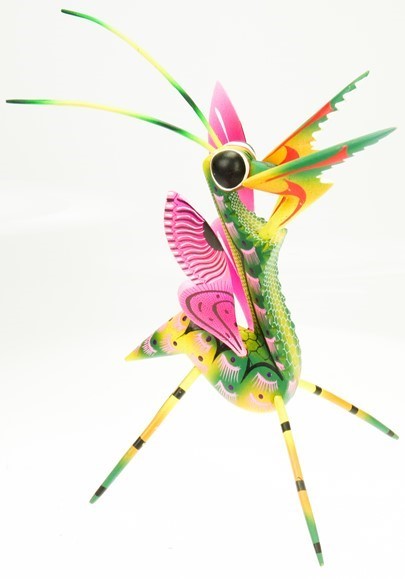 Praying Mantis - Oaxacan Wood Carving  |  EarthView