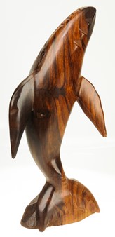 Humpback Whale on base - Ironwood Carving  |  EarthView