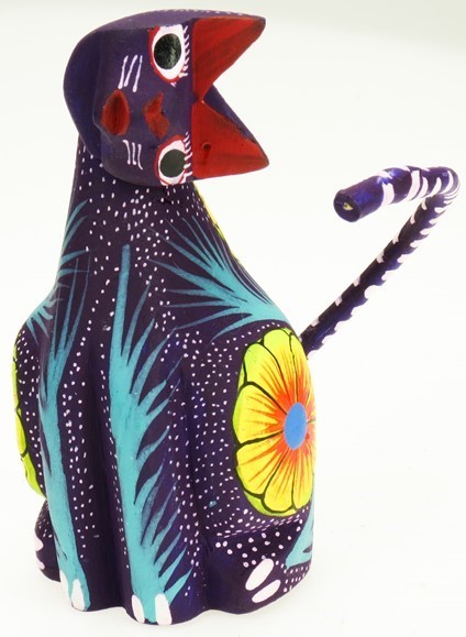 Cat sitting - Oaxacan Wood Carving  |  EarthView