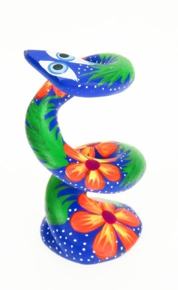 Snake - Oaxacan Wood Carving  |  EarthView