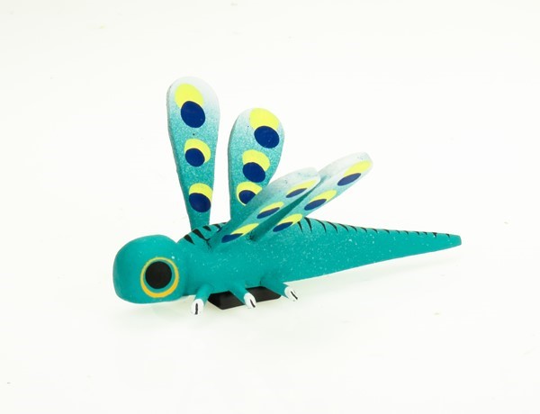 Dragonfly Magnet - Oaxacan Wood Carving  |  EarthView