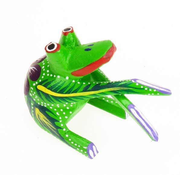 Frog - Oaxacan Wood Carving  |  EarthView