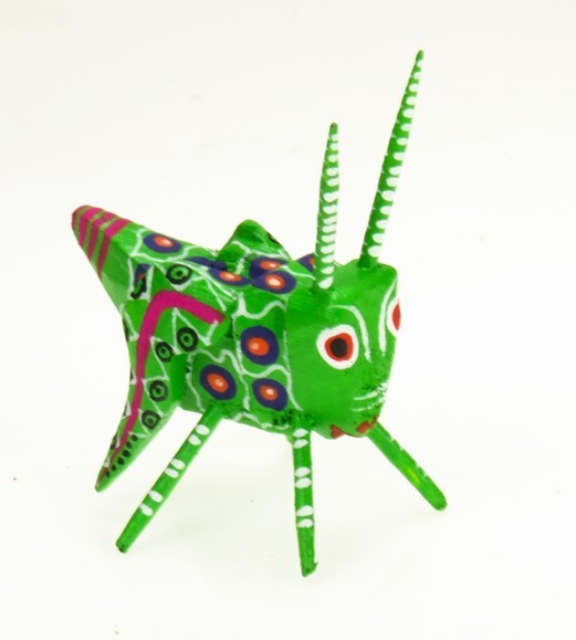 Grasshopper - Oaxacan Wood Carving  |  EarthView