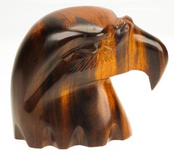 Eagle Head - Ironwood Carving  |  EarthView