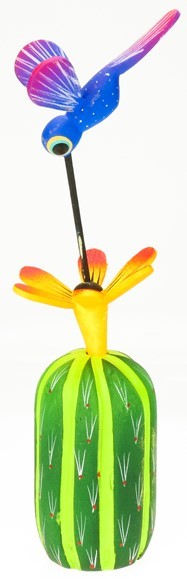 Cactus with Hummingbird