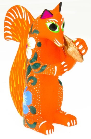 Squirrel with nut