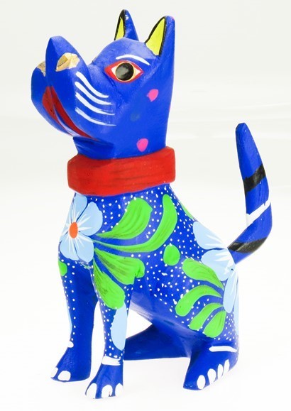 Dog with collar