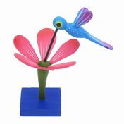 View Flower with Hummingbird