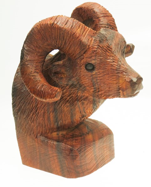 View Bighorn Sheep Bust