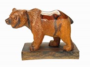 View Grizzly Bear with detail on base