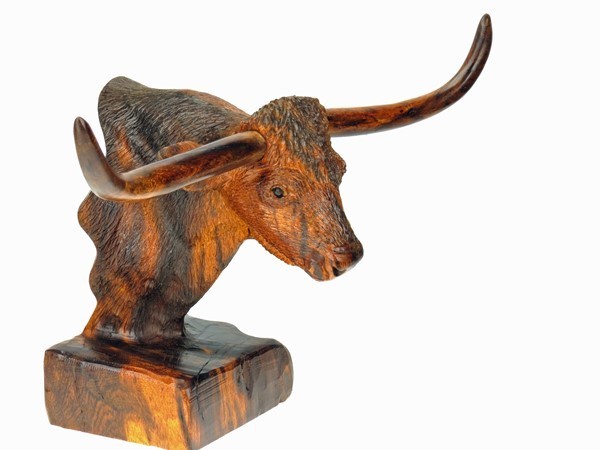 View Texas Longhorn Bust