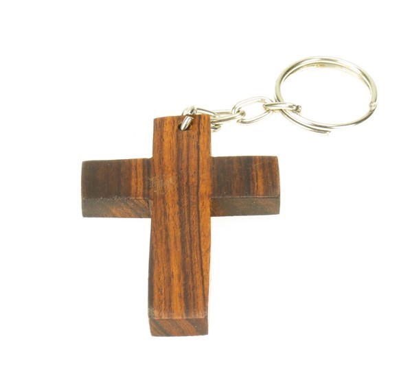 View Ironwood Cross Keychain