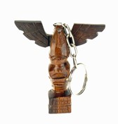 View Totem Pole 3-D Keychain