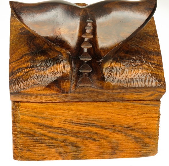 View Rustic Whale Tail Box
